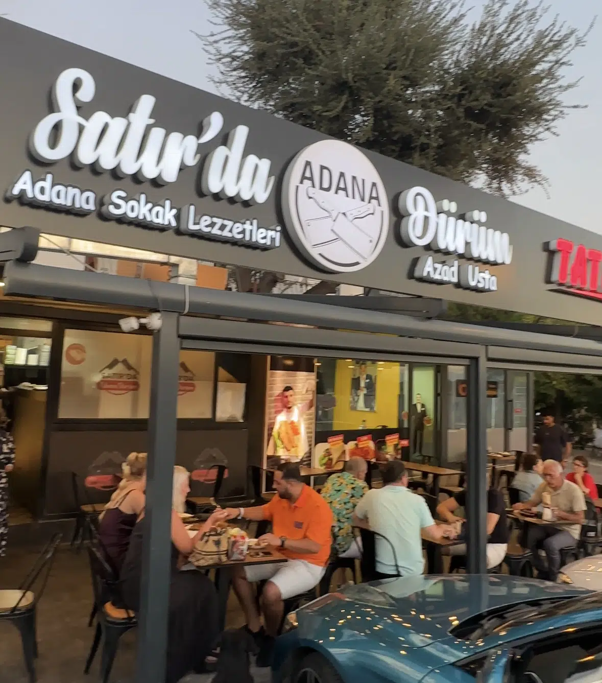 Satır'da Dürüm - Adana Kebabı -Bitez Bodrum 1 satirda durum bodrum